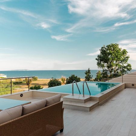 Villa Vasillis-Heated Swimming Pool With Infinity View Виталадес Экстерьер фото