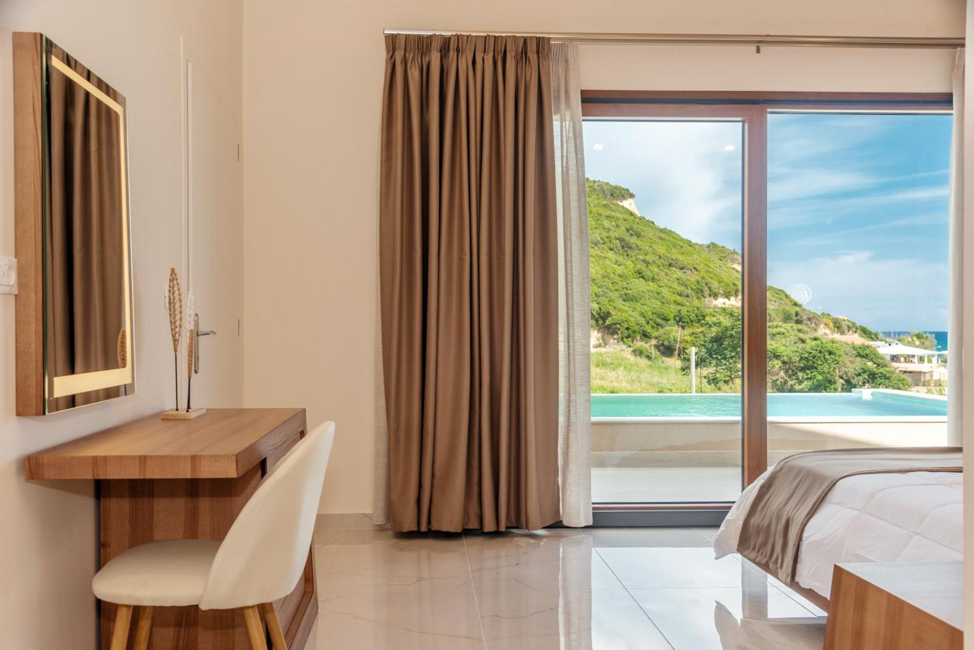 Villa Vasillis-Heated Swimming Pool With Infinity View Виталадес Экстерьер фото