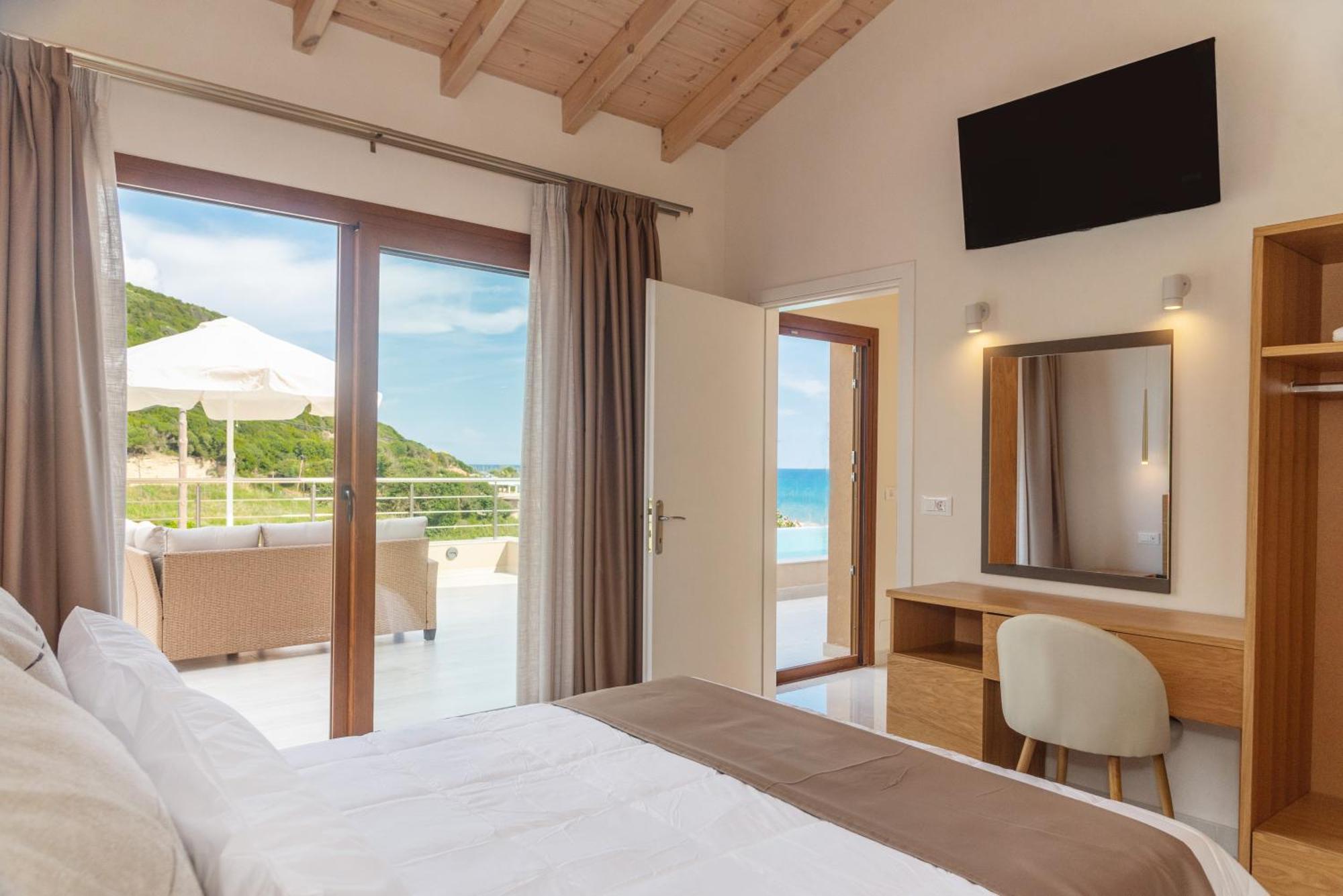 Villa Vasillis-Heated Swimming Pool With Infinity View Виталадес Экстерьер фото